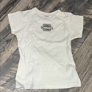 Women’s Carhartt White Short Sleeve Tee with Logo
